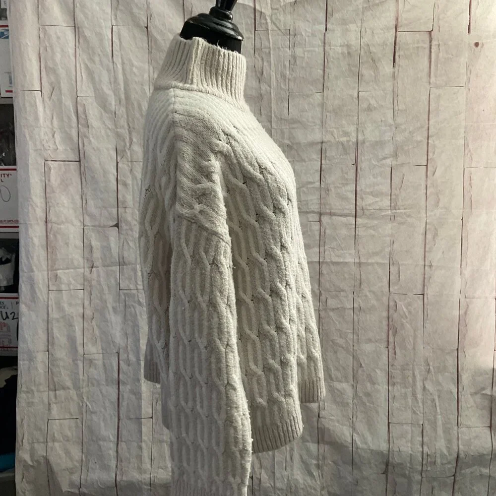 CLEARANCE! HAVEN Well Within Women's Size Medium Organic Cotton Jacquard Sweater - Picture 3 of 7